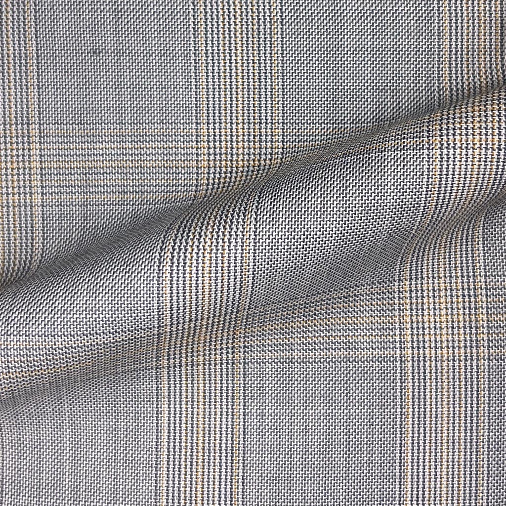 Westwood Hart Online Custom Hand Tailor Suits Sportcoats Trousers Waistcoats Overcoats Steel Grey With Pink Windowpane