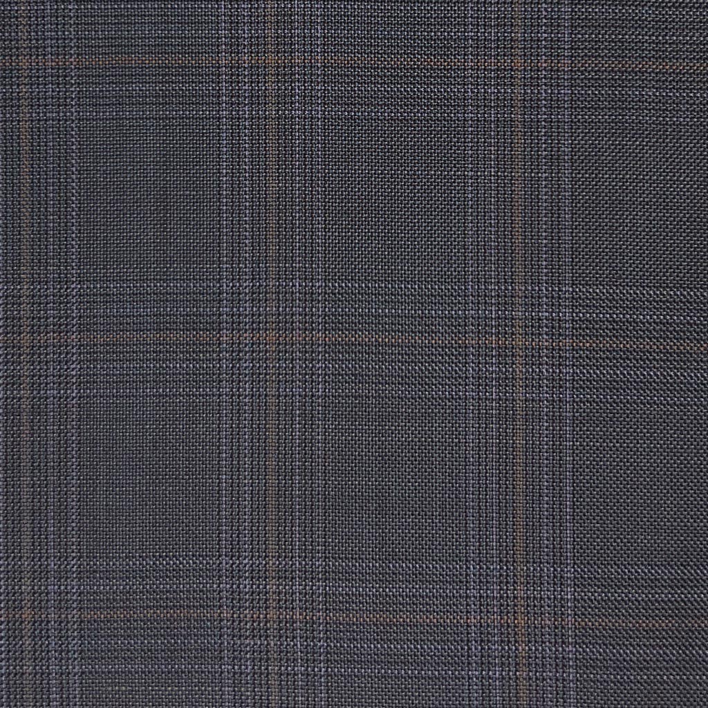 Westwood Hart Online Custom Hand Tailor Suits Sportcoats Trousers Waistcoats Overcoats Iron Grey With Rust Windowpane