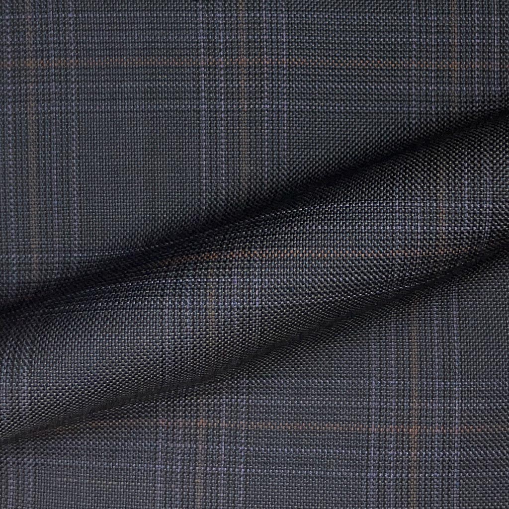 Westwood Hart Online Custom Hand Tailor Suits Sportcoats Trousers Waistcoats Overcoats Iron Grey With Rust Windowpane