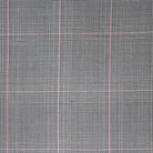 Westwood Hart Online Custom Hand Tailor Suits Sportcoats Trousers Waistcoats Overcoats Ash Grey With Pink Windowpane