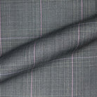 Westwood Hart Online Custom Hand Tailor Suits Sportcoats Trousers Waistcoats Overcoats Medium Grey With Pink Windowpane