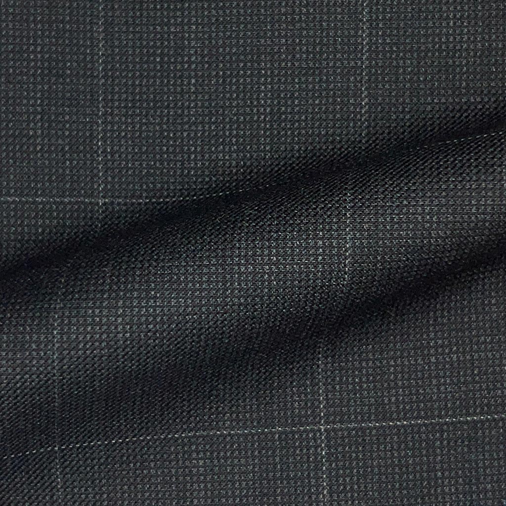 Westwood Hart Online Custom Hand Tailor Suits Sportcoats Trousers Waistcoats Overcoats Charcoal Grey Windowpane