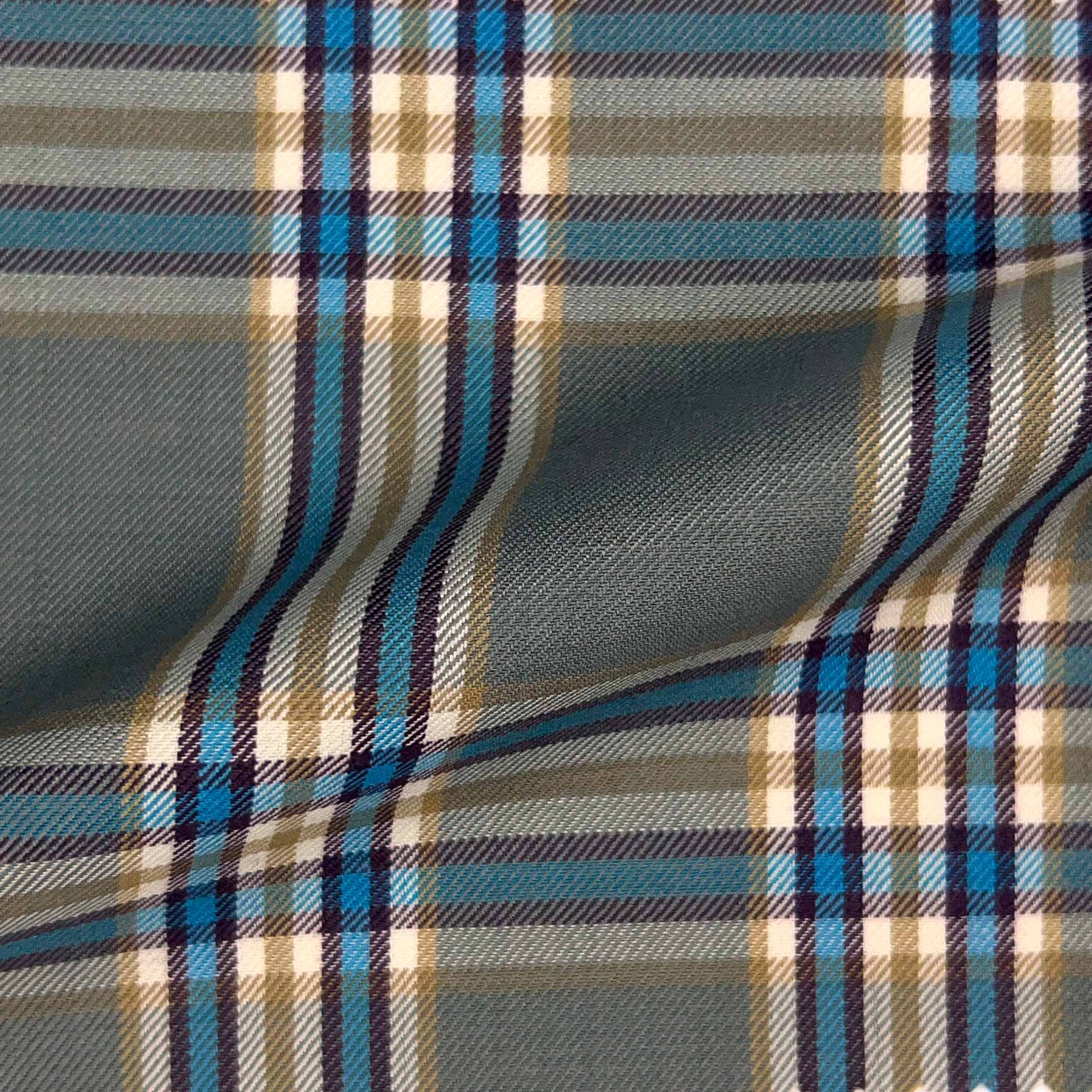 Westwood Hart Online Custom Hand Tailor Suits Sportcoats Trousers Waistcoats Overcoats Heather Grey Purple Blue Plaid Windowpane Design