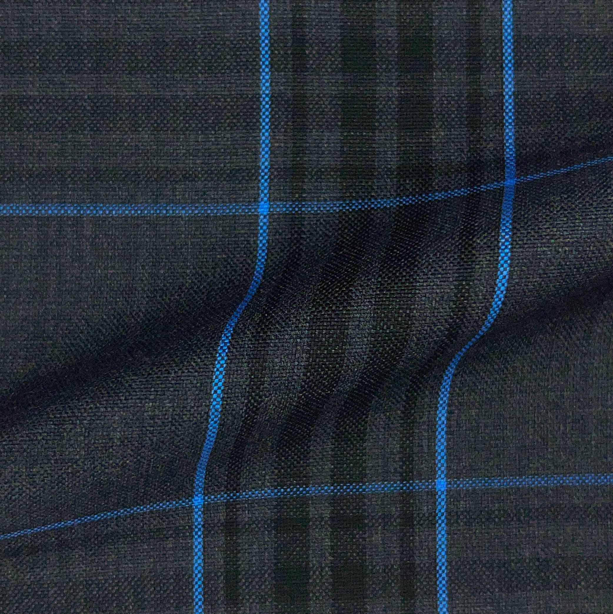 Westwood Hart Online Custom Hand Tailor Suits Sportcoats Trousers Waistcoats Overcoats Charcoal Grey Large Black Electric Blue Plaid Design