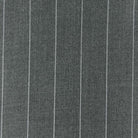 Westwood Hart Online Custom Hand Tailor Suits Sportcoats Trousers Waistcoats Overcoats Heather Grey With 3/4" Wide Pinstripes