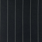 Westwood Hart Online Custom Hand Tailor Suits Sportcoats Trousers Waistcoats Overcoats Black With 3/4" Wide Pinstripes