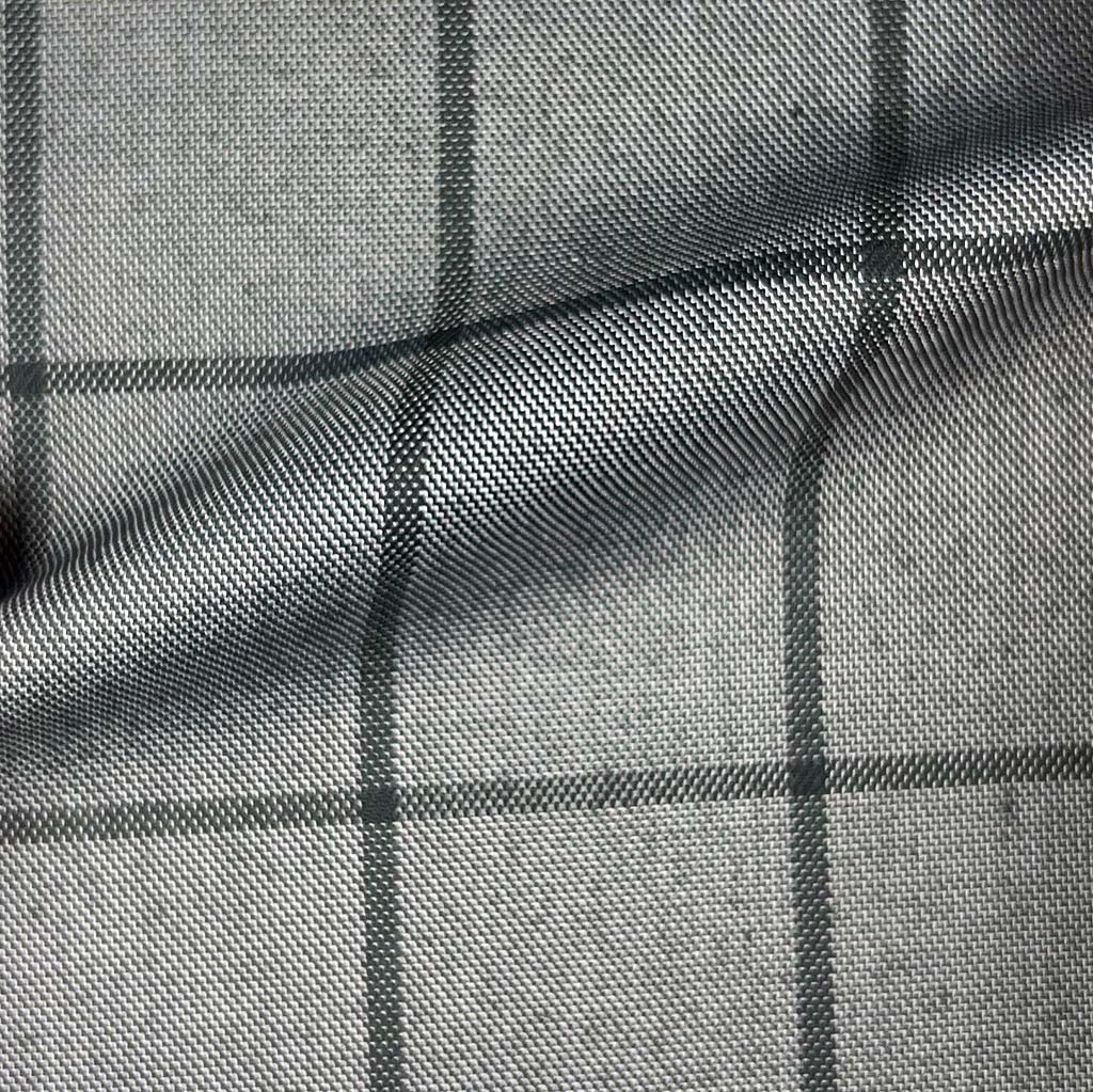Westwood Hart Online Custom Hand Tailor Suits Sportcoats Trousers Waistcoats Overcoats Silver Grey Bold Windowpane
