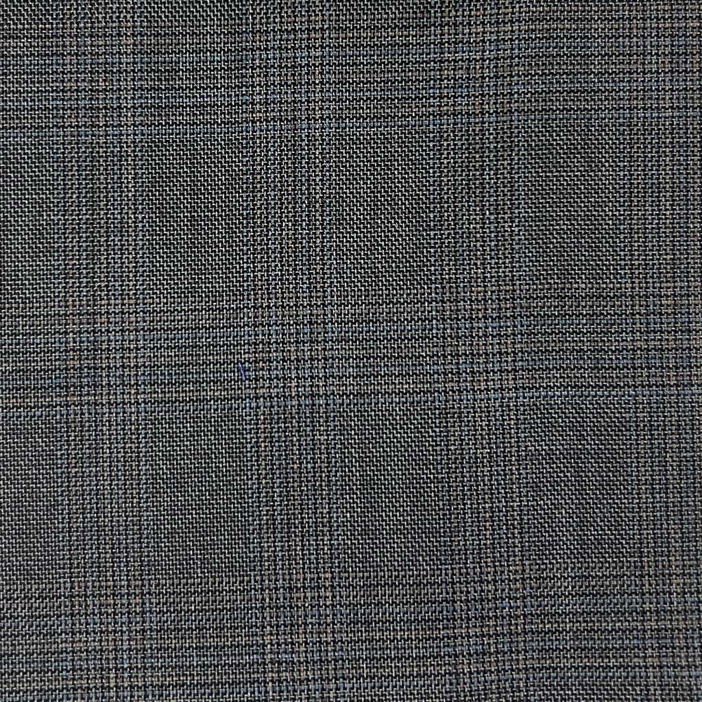 Westwood Hart Online Custom Hand Tailor Suits Sportcoats Trousers Waistcoats Overcoats Steel Grey Self Plaid Design