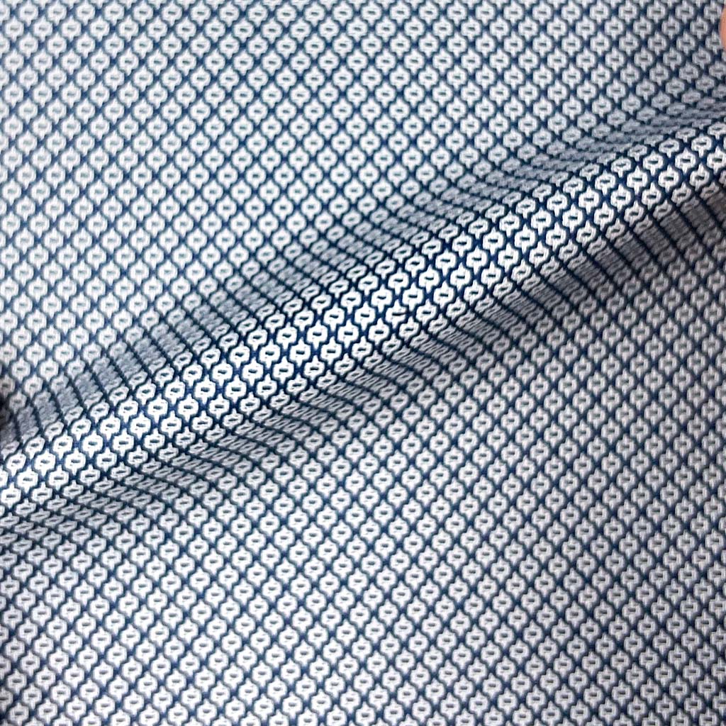 Westwood Hart Online Custom Hand Tailor Suits Sportcoats Trousers Waistcoats Overcoats Made To Measure Formalwear TuxedoWhite With Royal Blue Jacquard Design