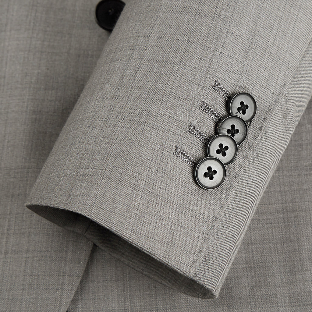 Westwood Hart Online Custom Hand Tailor Suits Sportcoats Trousers Waistcoats Overcoats Light Grey Plain Weave