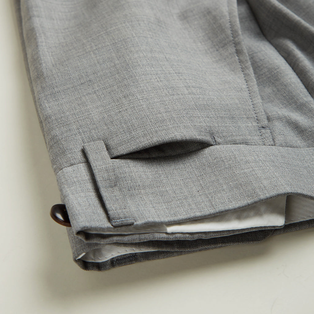 Westwood Hart Online Custom Hand Tailor Suits Sportcoats Trousers Waistcoats Overcoats Light Grey Plain Weave