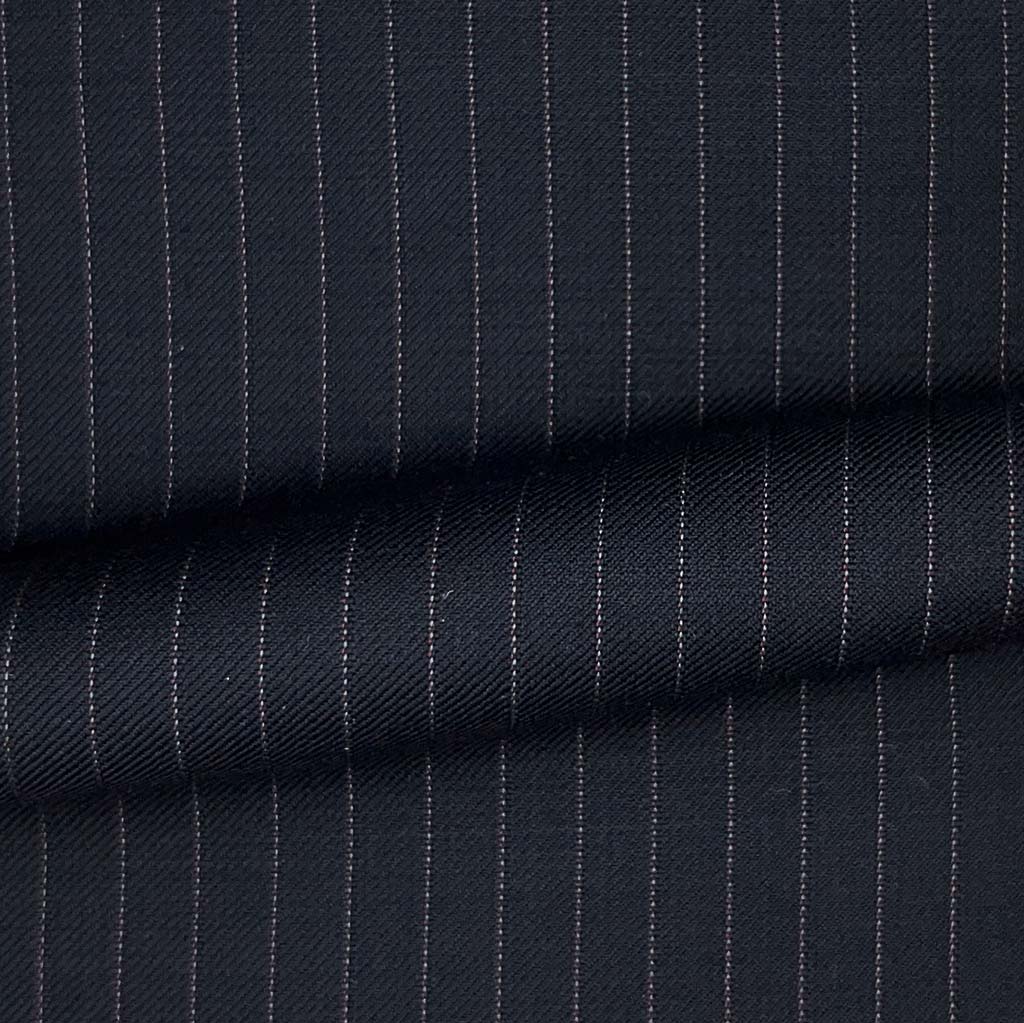 Westwood Hart Online Custom Hand Tailor Suits Sportcoats Trousers Waistcoats Overcoats Midnight Blue With Wine Pinstripes