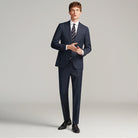 Westwood Hart Online Custom Hand Tailor Suits Sportcoats Trousers Waistcoats Overcoats Navy Glen Plaid