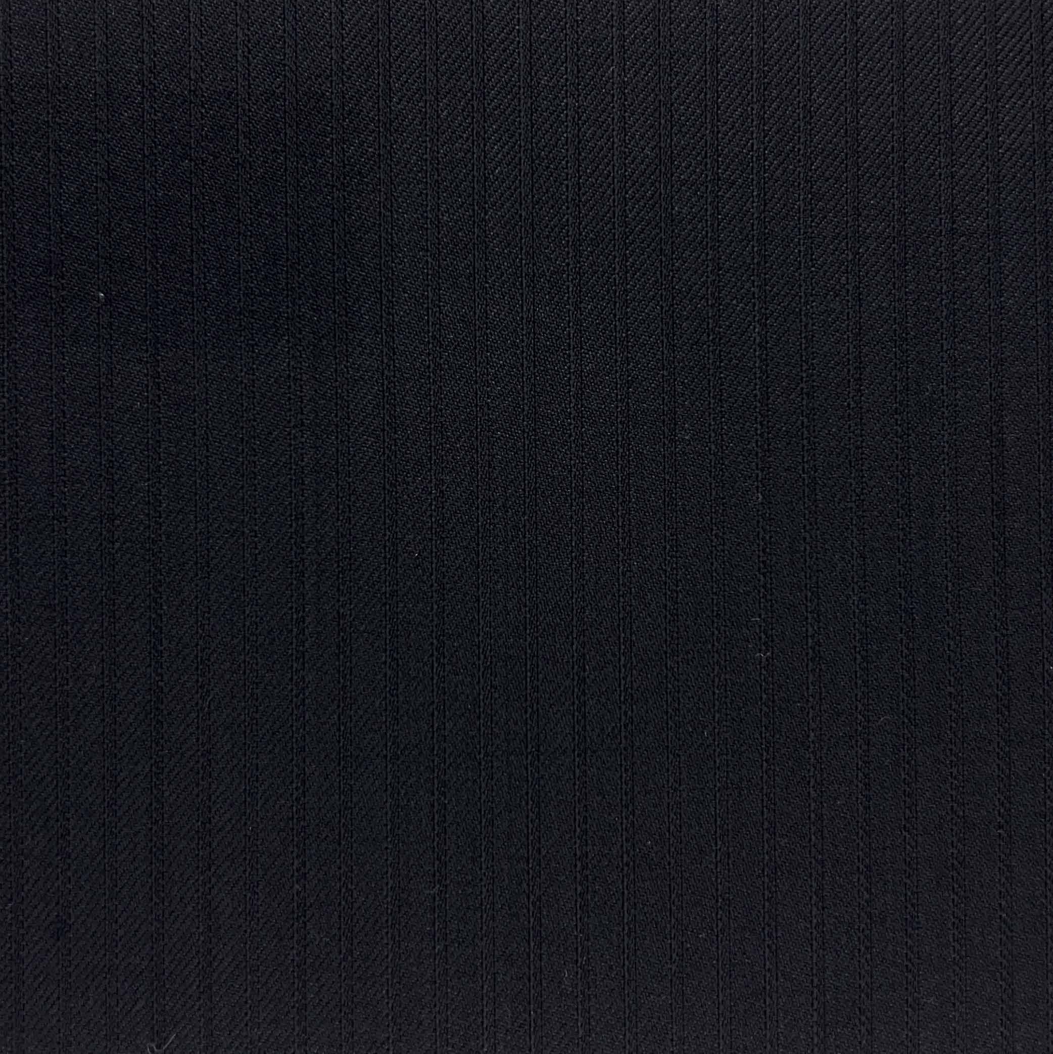 Westwood Hart Online Custom Hand Tailor Suits Sportcoats Trousers Waistcoats Overcoats Midnight Navy Narrow Self Stripes Design