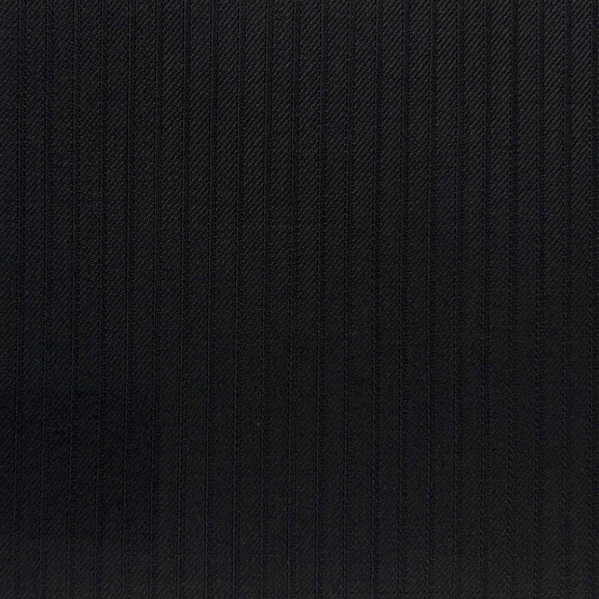 Westwood Hart Online Custom Hand Tailor Suits Sportcoats Trousers Waistcoats Overcoats Black Narrow Self Stripes Design