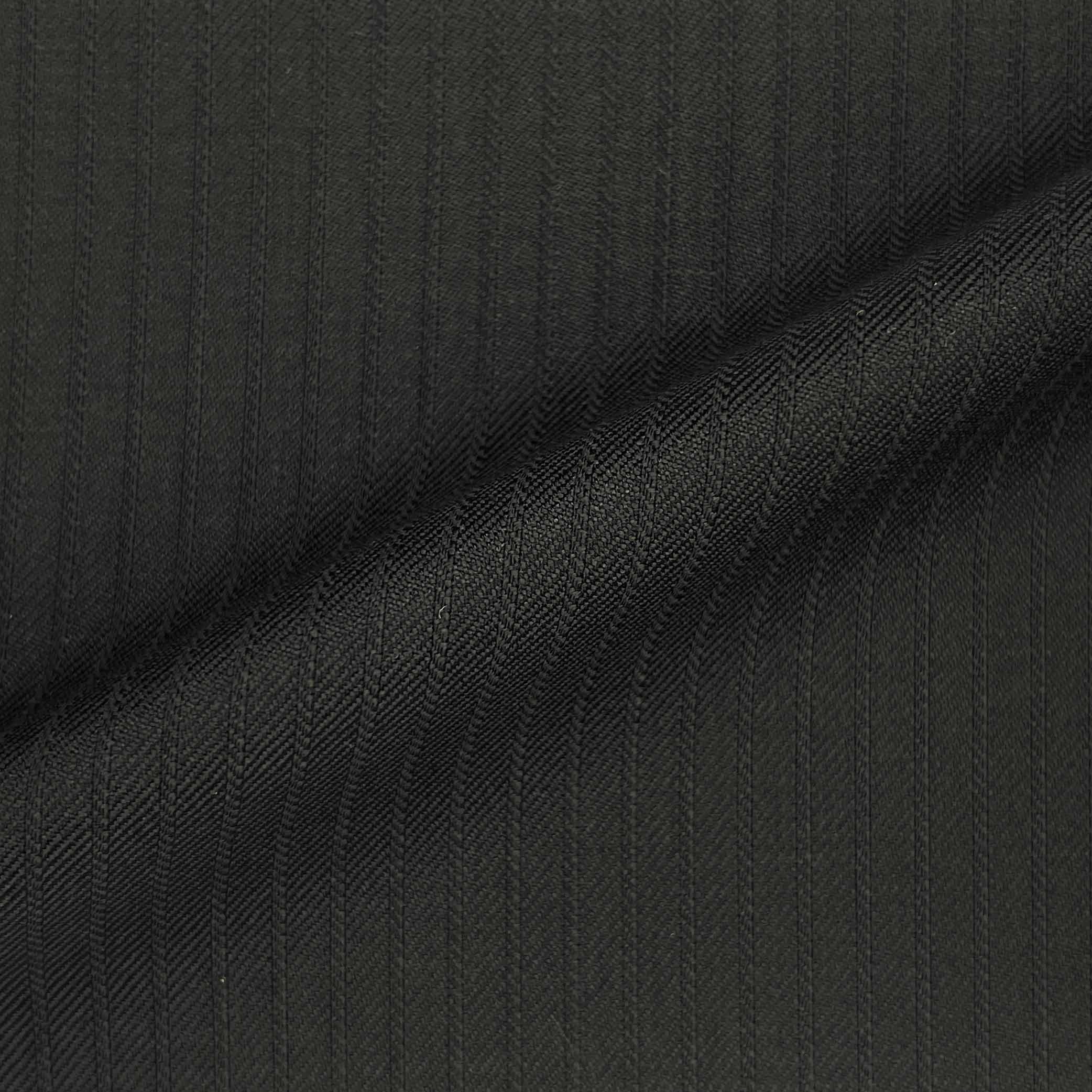 Westwood Hart Online Custom Hand Tailor Suits Sportcoats Trousers Waistcoats Overcoats Deep Chocolate Brown Narrow Self Stripes Design