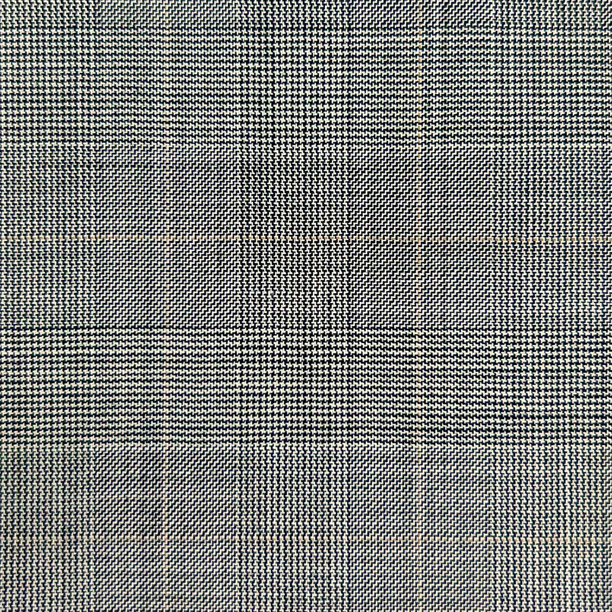 Westwood Hart Online Custom Hand Tailor Suits Sportcoats Trousers Waistcoats Overcoats Grey Tan PRINCE OF WALES GLEN PLAID Design