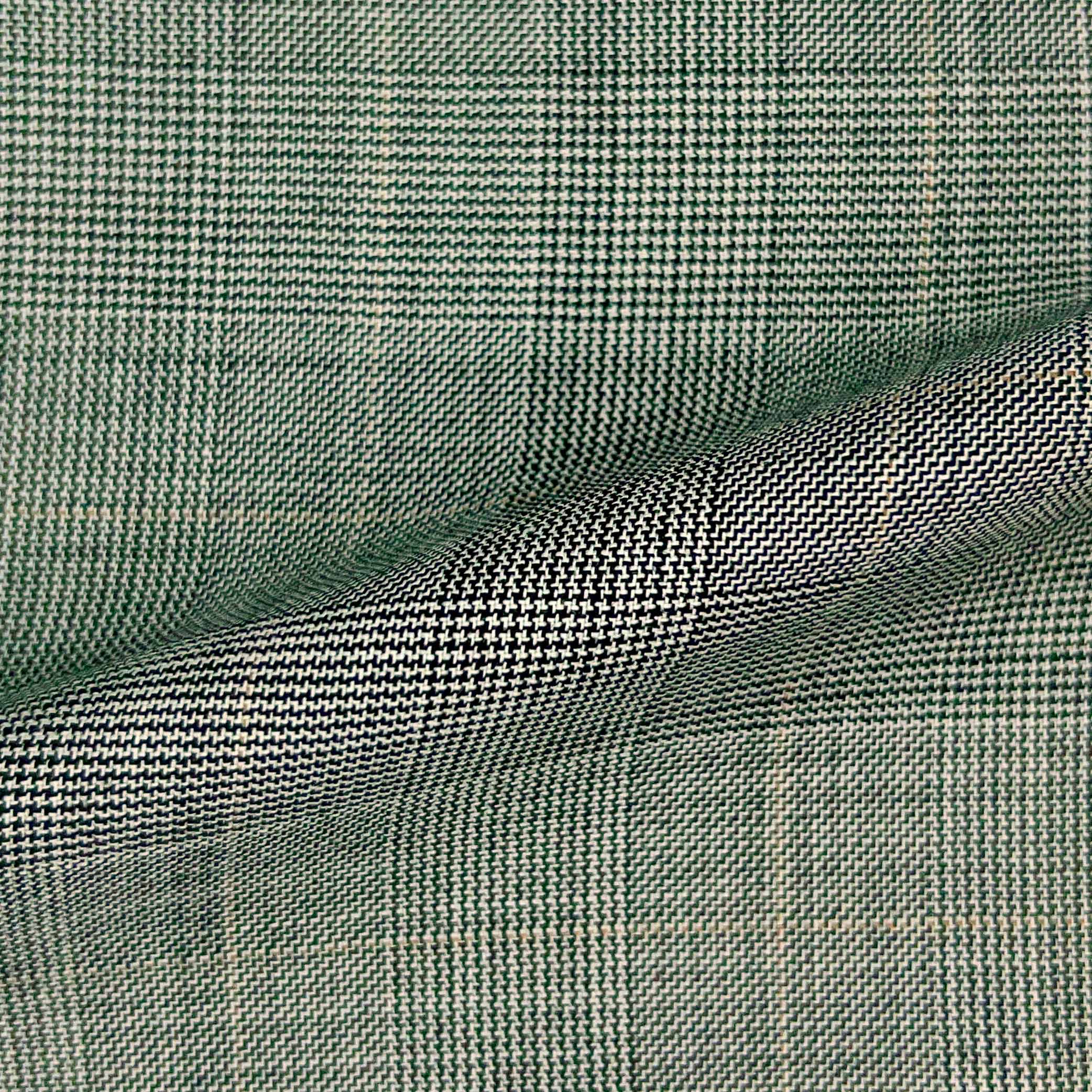 Westwood Hart Online Custom Hand Tailor Suits Sportcoats Trousers Waistcoats Overcoats Grey Tan PRINCE OF WALES GLEN PLAID Design