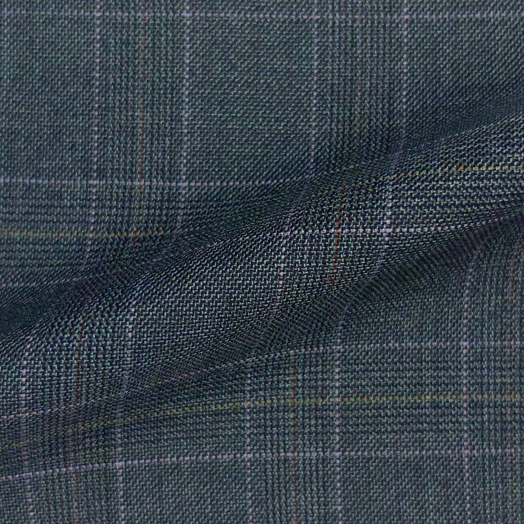 Westwood Hart Online Custom Hand Tailor Suits Sportcoats Trousers Waistcoats Overcoats Dark Grey Red Lavender Windowpane Design