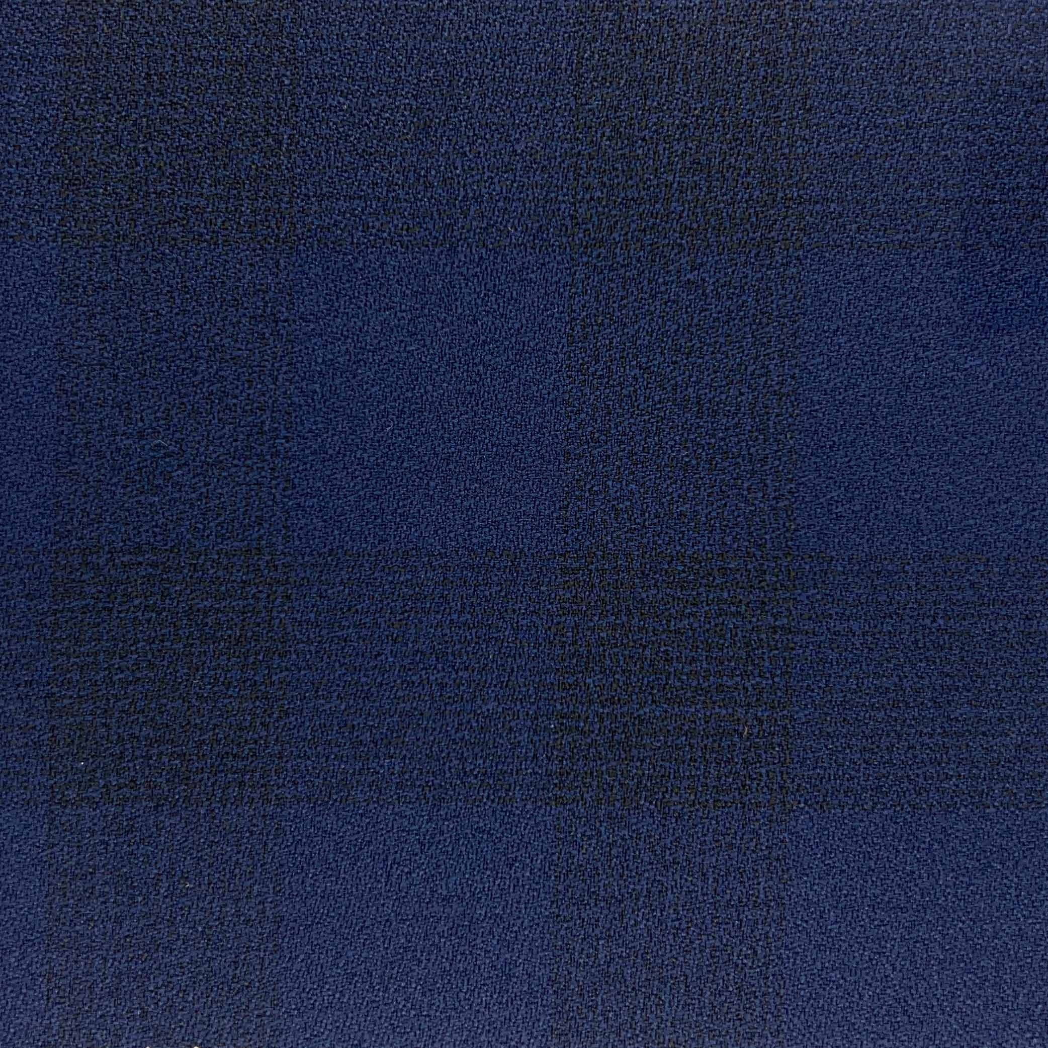 Westwood Hart Online Custom Hand Tailor Suits Sportcoats Trousers Waistcoats Overcoats Navy With Black Plaid Crepe Finish