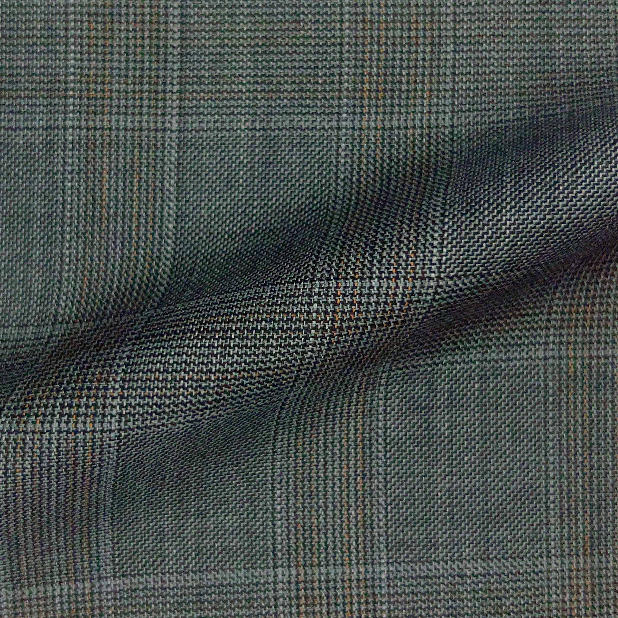 Westwood Hart Online Custom Hand Tailor Suits Sportcoats Trousers Waistcoats Overcoats Dark Grey Red Lavender Windowpane Design