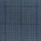 Westwood Hart Online Custom Hand Tailor Suits Sportcoats Trousers Waistcoats Overcoats Stone Grey With Navy Windowpane Design