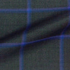 Westwood Hart Online Custom Hand Tailor Suits Sportcoats Trousers Waistcoats Overcoats Medium Grey Royal Blue Lavender Windowpane Design