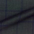 Westwood Hart Online Custom Hand Tailor Suits Sportcoats Trousers Waistcoats Overcoats Dark Grey With Navy Windowpane Windowpane Design