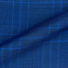 Westwood Hart Online Custom Hand Tailor Suits Sportcoats Trousers Waistcoats Overcoats Royal Blue With Sky Blue Plaid