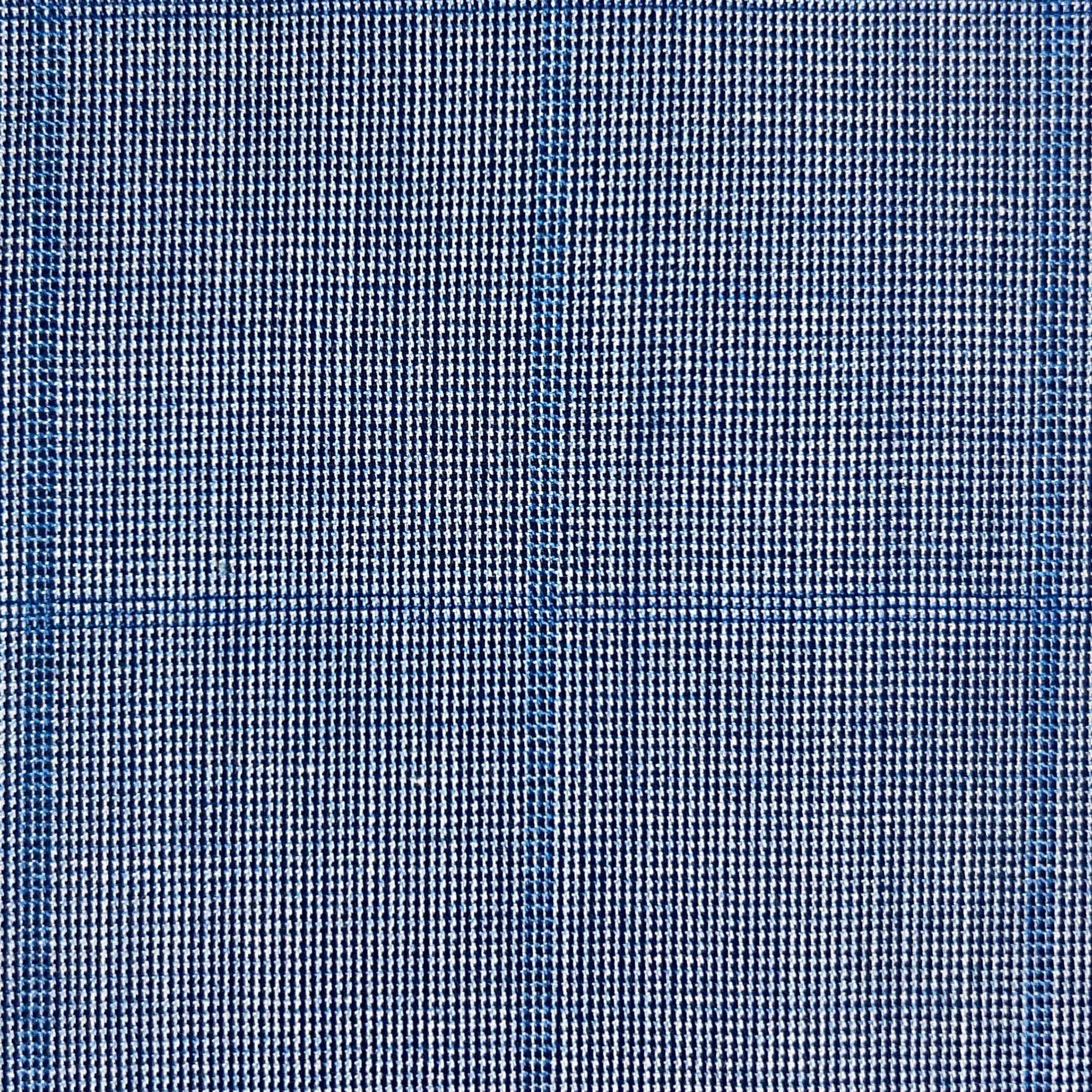 Westwood Hart Online Custom Hand Tailor Suits Sportcoats Trousers Waistcoats Overcoats Powder Blue With Fine Large Windowpane