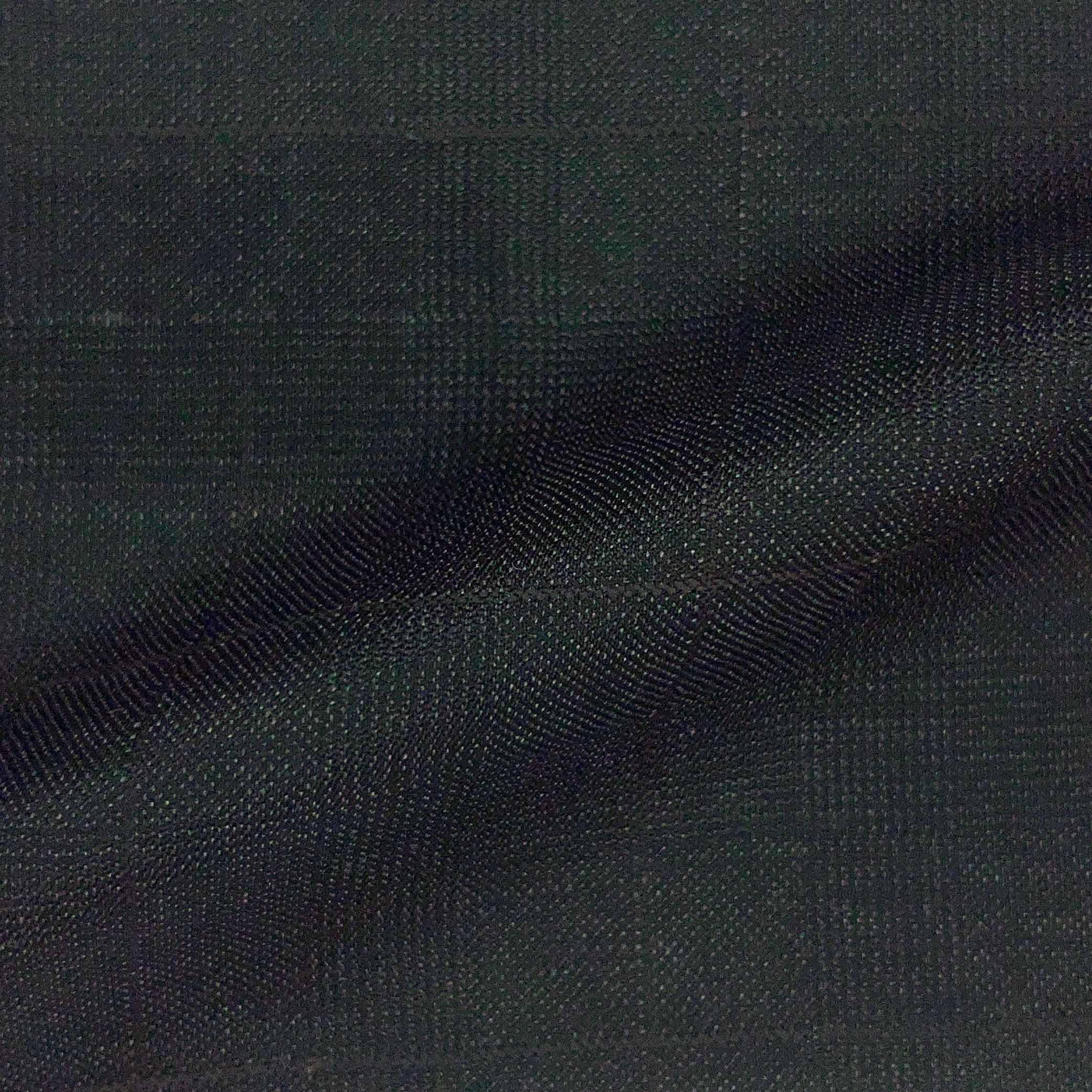 Westwood Hart Online Custom Hand Tailor Suits Sportcoats Trousers Waistcoats Overcoats Black WINDOWPANE PRINCE OF WALES GLEN PLAID Design