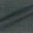 Westwood Hart Online Custom Hand Tailor Suits Sportcoats Trousers Waistcoats Overcoats CHARCOAL Grey Fine Sky Blue WINDOWPANE PRINCE OF WALES GLEN PLAID Design