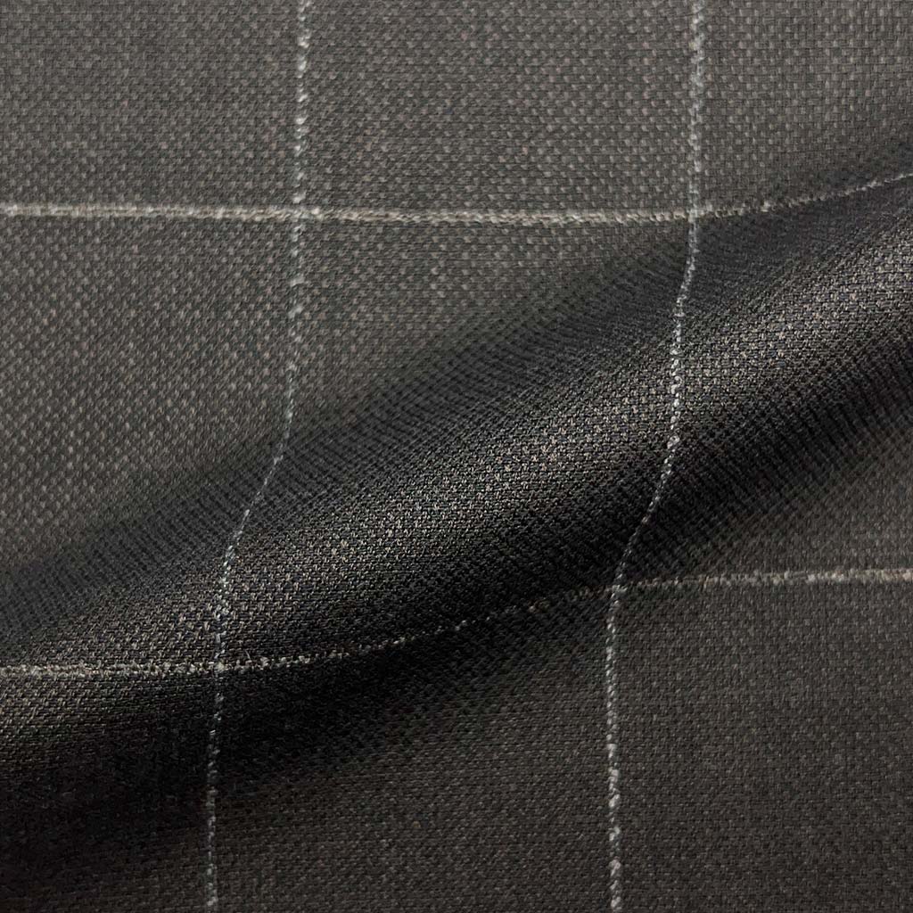 Westwood Hart Online Custom Hand Tailor Suits Sportcoats Trousers Waistcoats Overcoats Made To Measure Formalwear Tuxedo Charcoal Grey Glen Plaid With Comfort Stretch