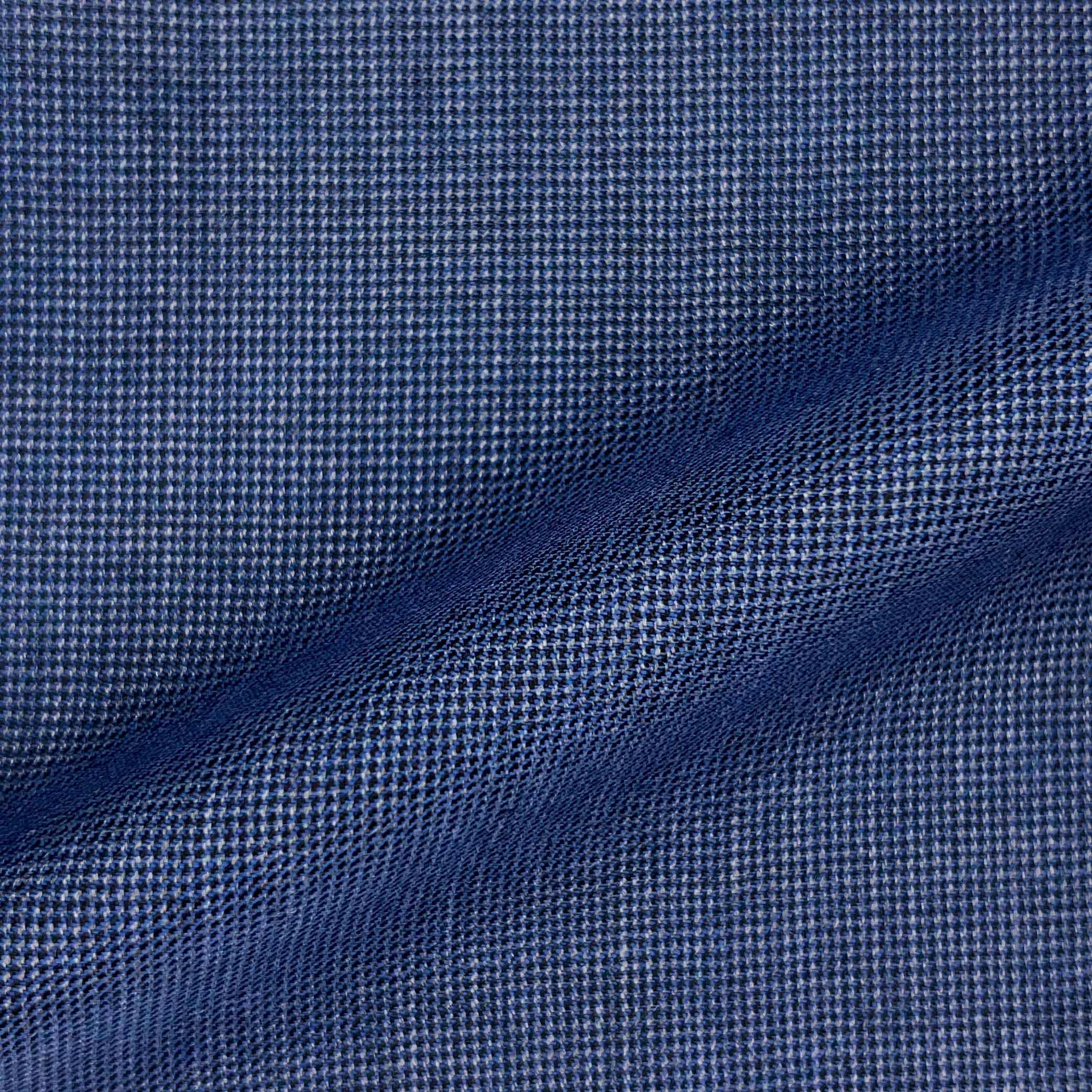 Westwood Hart Online Custom Hand Tailor Suits Sportcoats Trousers Waistcoats Overcoats Made To Measure Formalwear Tuxedo Stone Blue Nailhead With Comfort Stretch