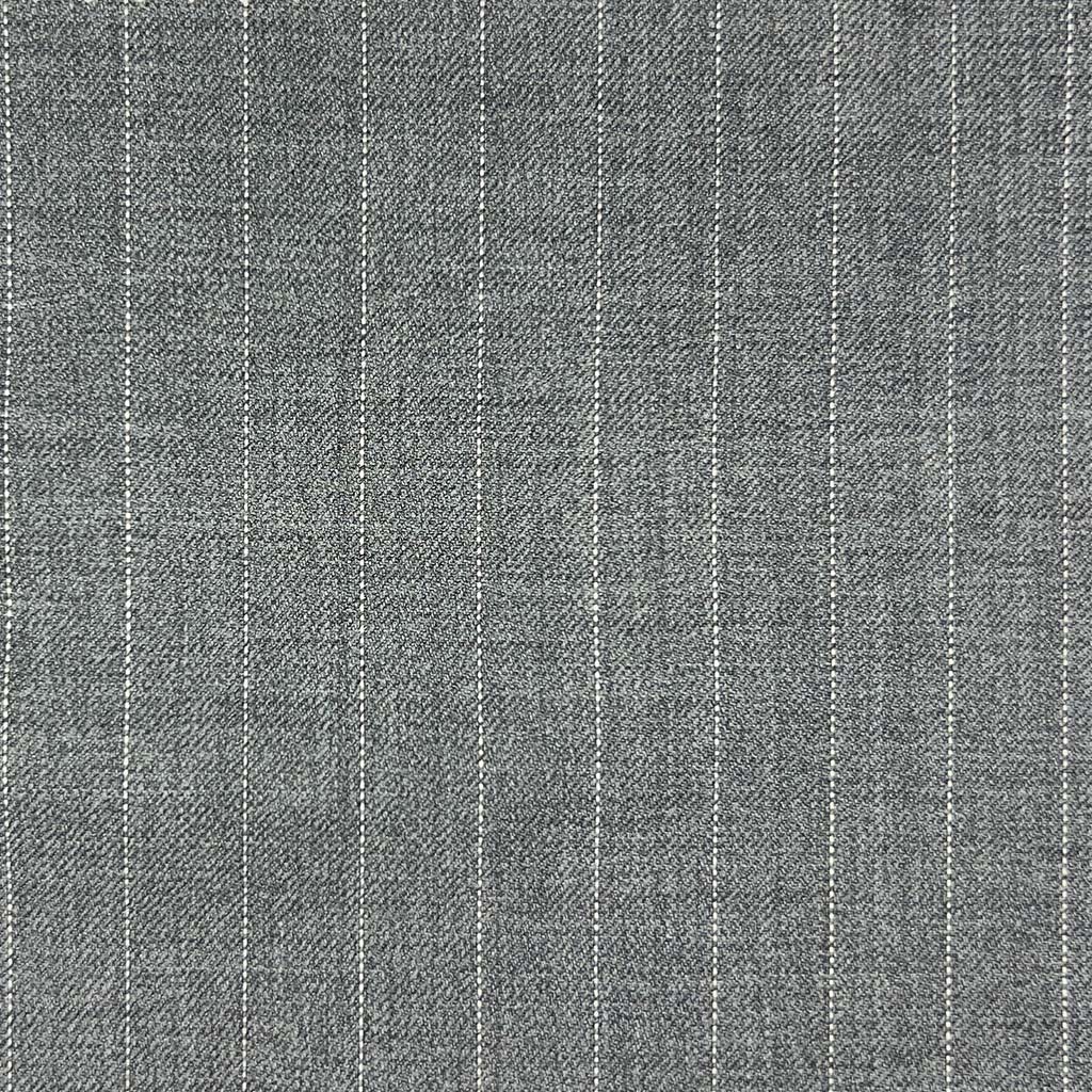 Westwood Hart Online Custom Hand Tailor Suits Sportcoats Trousers Waistcoats Overcoats Made To Measure Formalwear Tuxedo Light Grey Pinstripe With Comfort Stretch