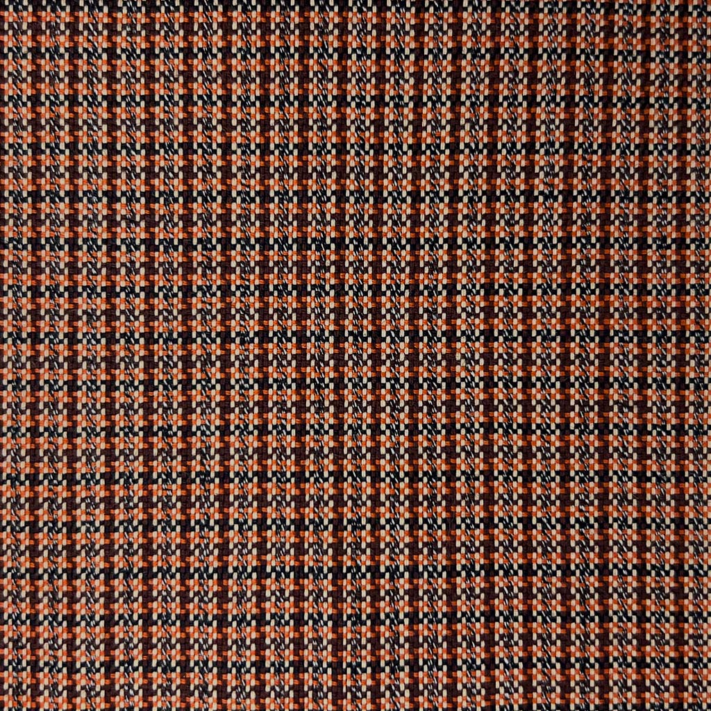 Westwood Hart Online Custom Hand Tailor Suits Sportcoats Trousers Waistcoats Overcoats Burnt Orange Micro Self Design