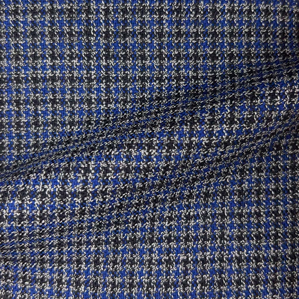 Westwood Hart Online Custom Hand Tailor Suits Sportcoats Trousers Waistcoats Overcoats Grey With Navy Micro Self Textured