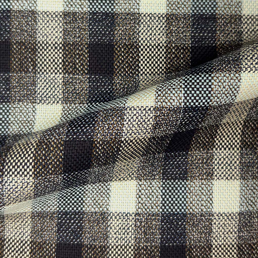 Westwood Hart Online Custom Hand Tailor Suits Sportcoats Trousers Waistcoats Overcoats Pastel Brown With Black And Tan Windowpane