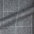Vitale Barberis Canonico WOOL & MOHAIR Westwood Hart Online Custom Hand Tailor Suits Sportcoats Trousers Waistcoats Overcoats Made To Measure Formalwear Tuxedo Light Grey Windowpane