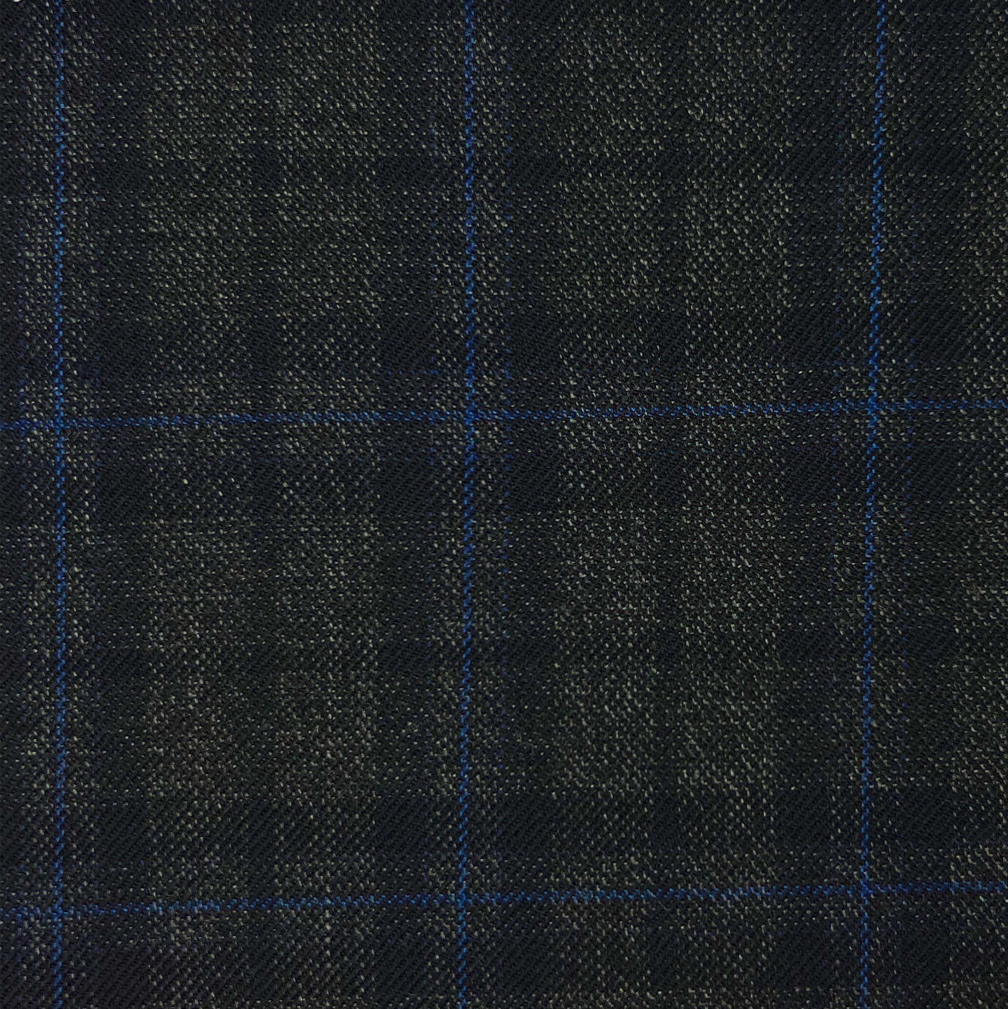 Westwood Hart Online Custom Hand Tailor Suits Sportcoats Trousers Waistcoats Overcoats Charcoal Grey Royal Blue Black Windowpane