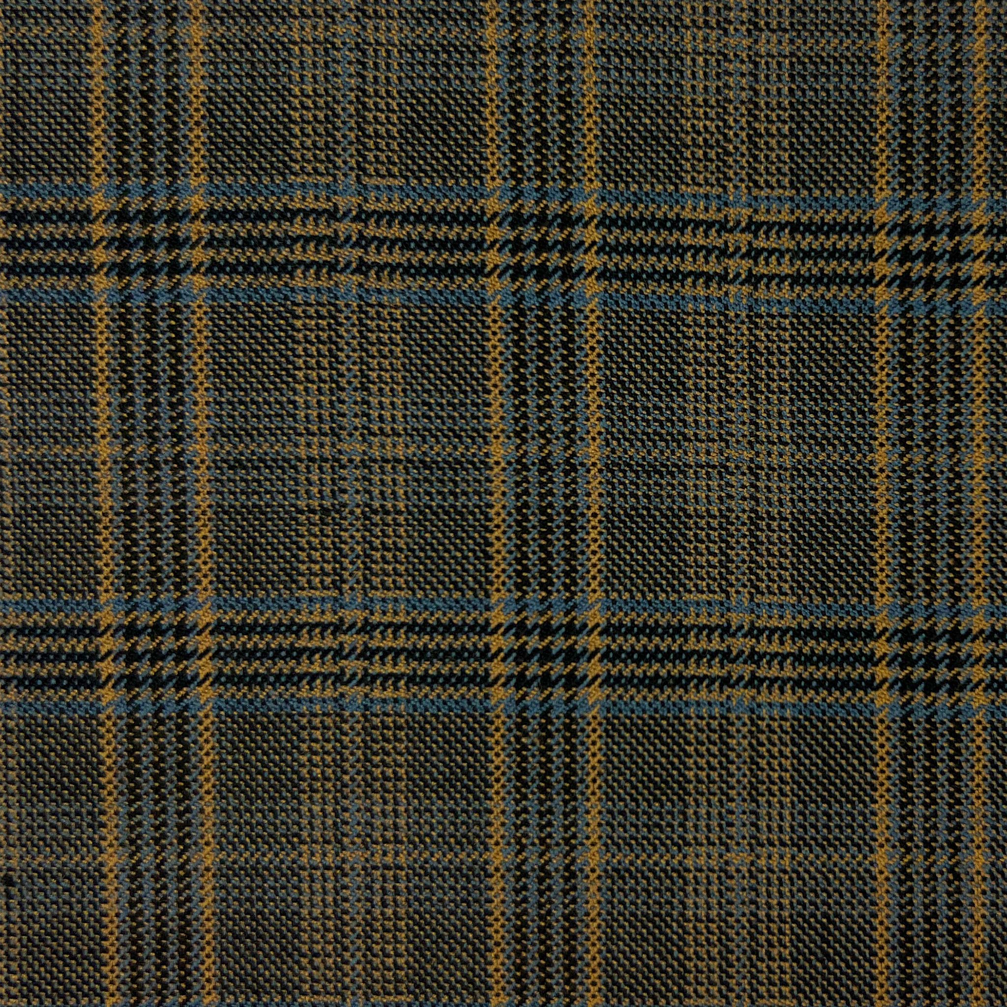 Westwood Hart Online Custom Hand Tailor Suits Sportcoats Trousers Waistcoats Overcoats Steel Brown Plaid Blue Windowpane