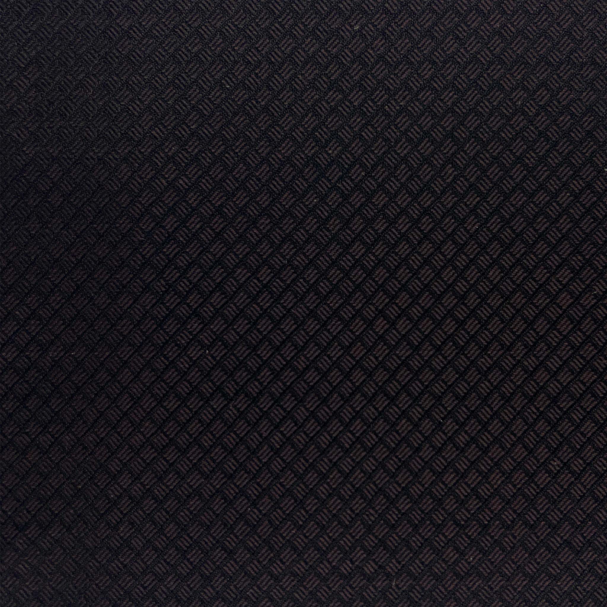 Chocolate Brown Jacquard Wool Menswear Suit