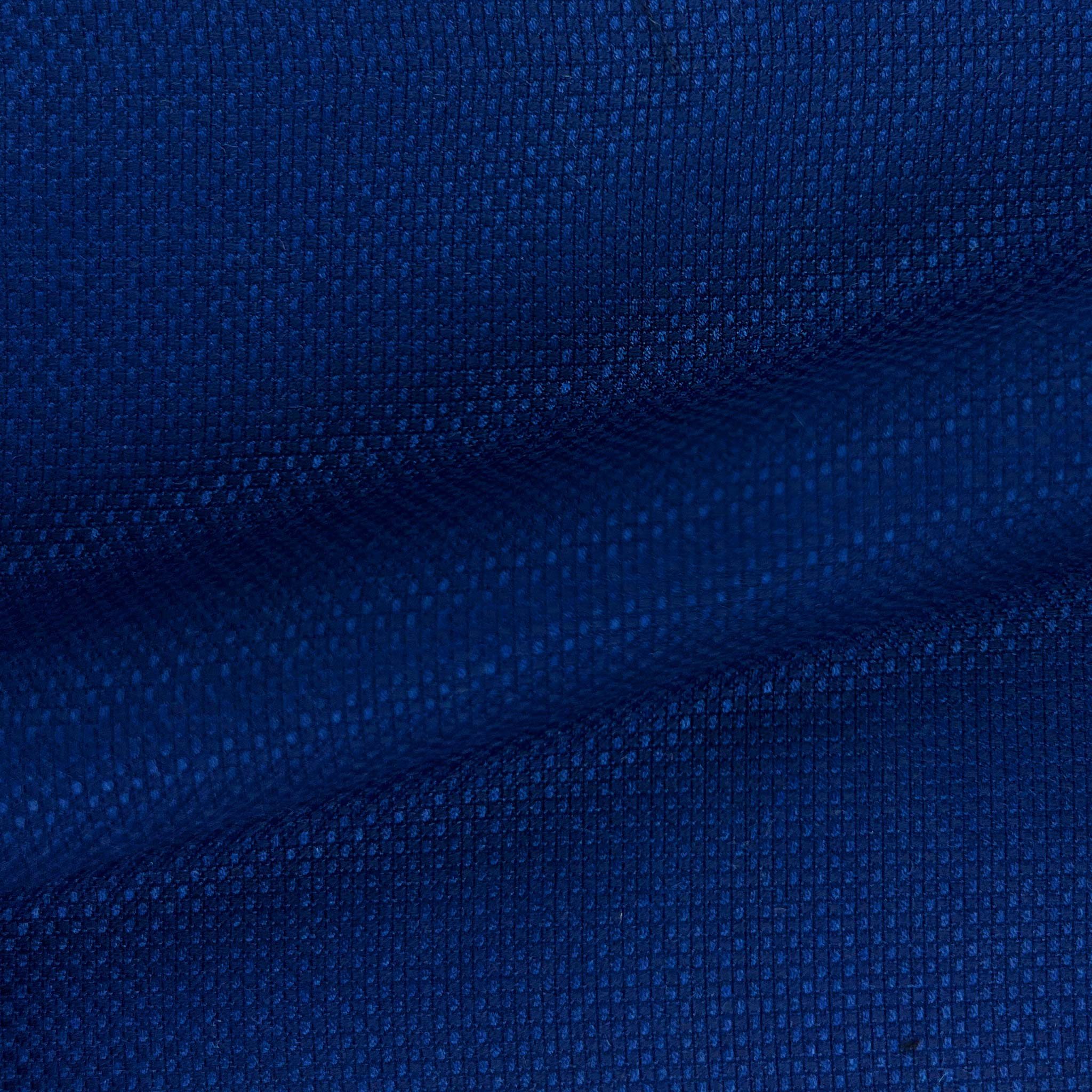 Royal Blue Plain Hopsack Wool Menswear Suit