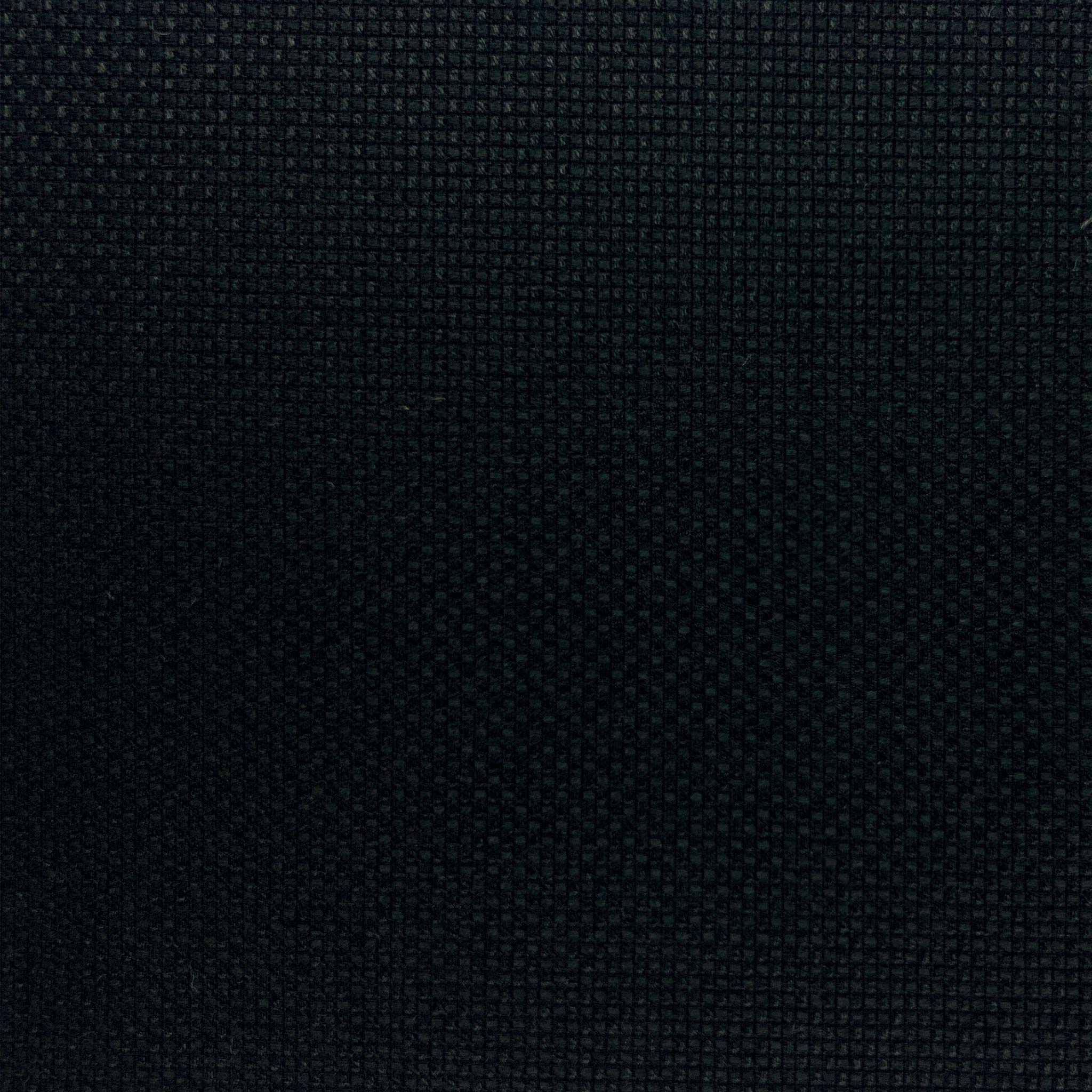 Black Plain Hopsack Wool Menswear Suit