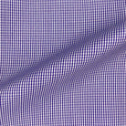 Magenta Fine Micro Grid Checks Giza 45 Egyptian Cotton Dress Shirt Cloth