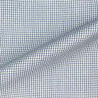 Navy Fine Mini Grid Checks Giza 45 Egyptian Cotton Dress Shirt Cloth