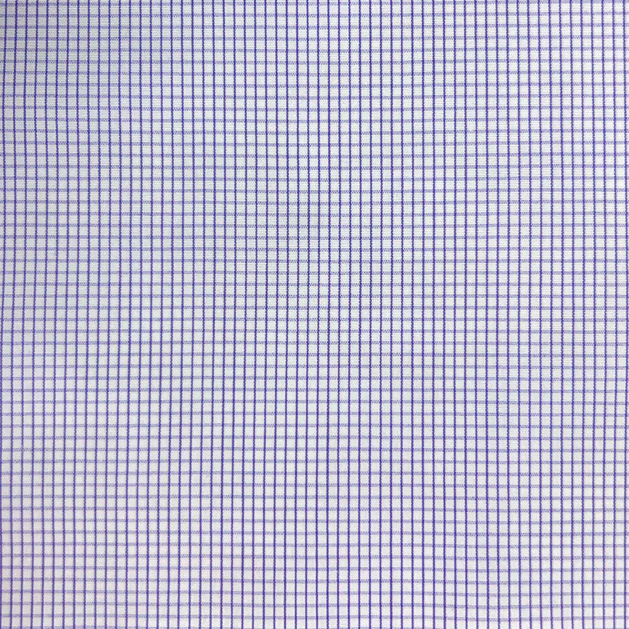 Lavender Fine Mini Grid Checks Giza 45 Egyptian Cotton Dress Shirt Cloth