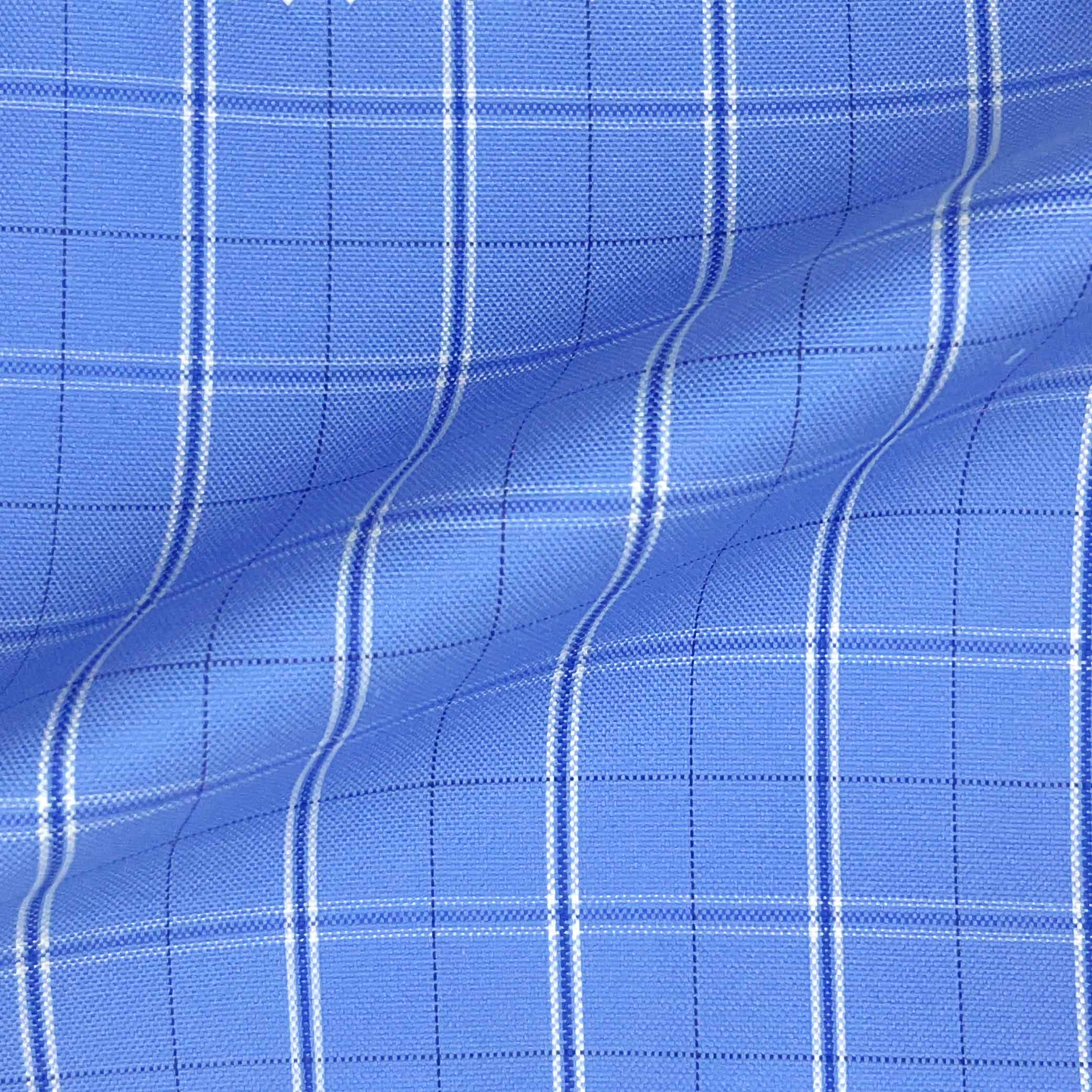 Blue Giza 45 Egyptian Cotton Dress Shirt Cloth