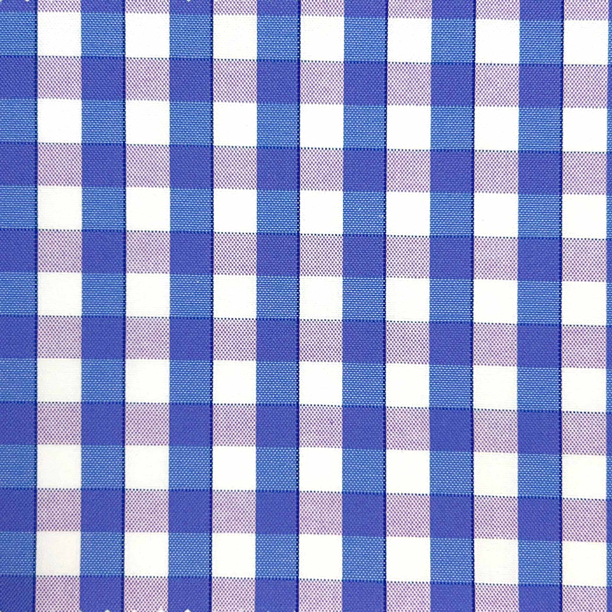 Purple Mini Grid Check Giza 45 Egyptian Cotton Dress Shirt Cloth