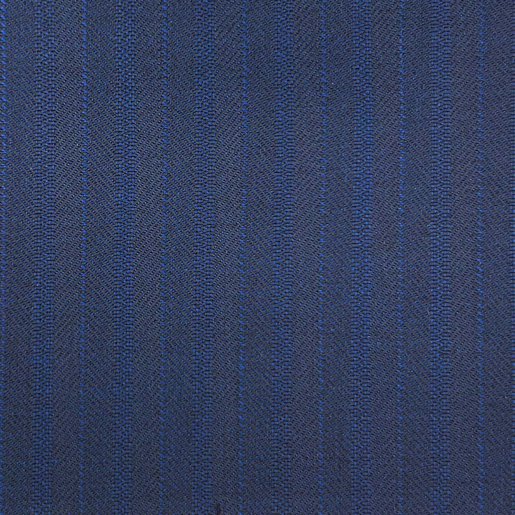 Westwood Hart Online Custom Hand Tailor Suits Sportcoats Trousers Waistcoats Overcoats Navy Self Stripes